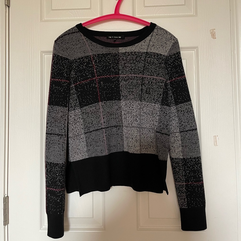 Rag & Bone Argyle Merino Wool Sweater